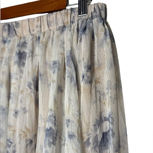 Anthropologie En Saison Pleated Floral kika Skirt size small - Picture 6 of 13